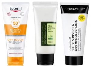 sensitive skin SPF sunscreen