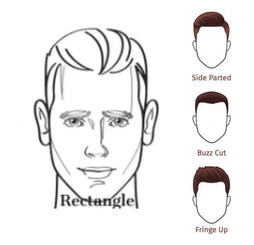 Rectangular face shape