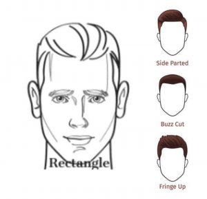 Hairstyles for Rectangular face shape