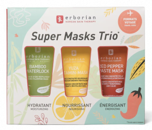 The Best Skincare Routine for Combination Skin- The Erborian Super Multi-mask trio kit