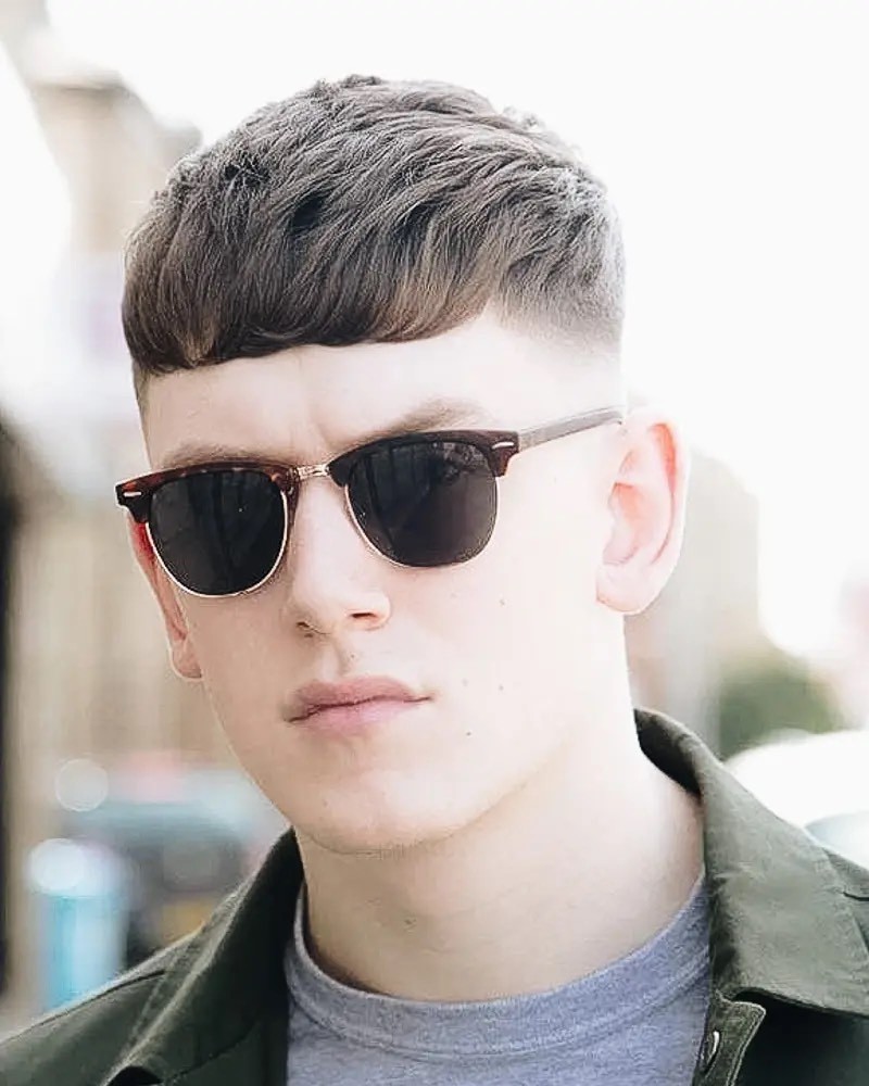 Short-Hairstyles-For-Men-Fade-With-Long-Bangs
