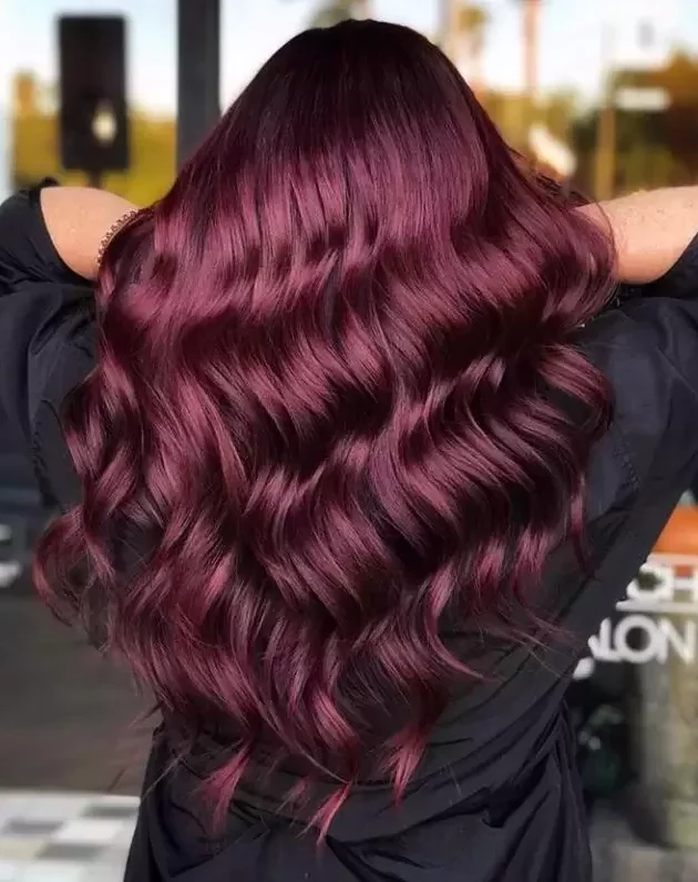 Burgundy-Hair-colour-women