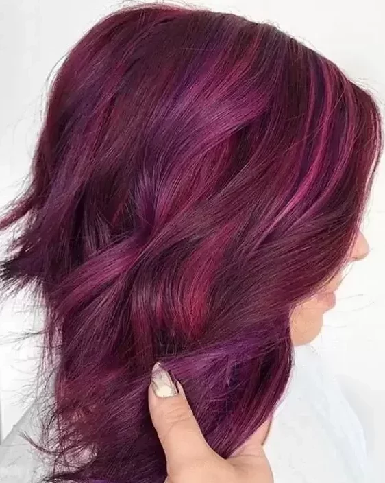 Violet-hair-colour