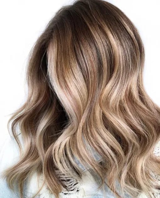 H29. Cinnamon Blonde Balayage