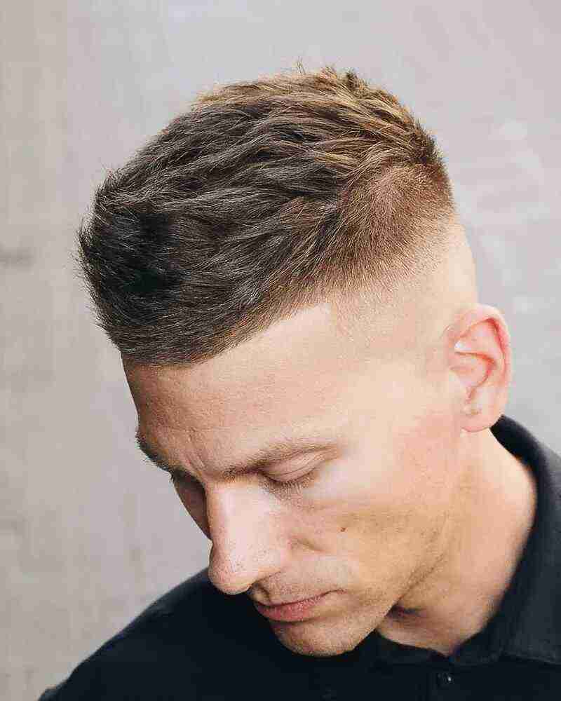 Short-Hairstyles-For-Men-French-Crop-With-High-Fade
